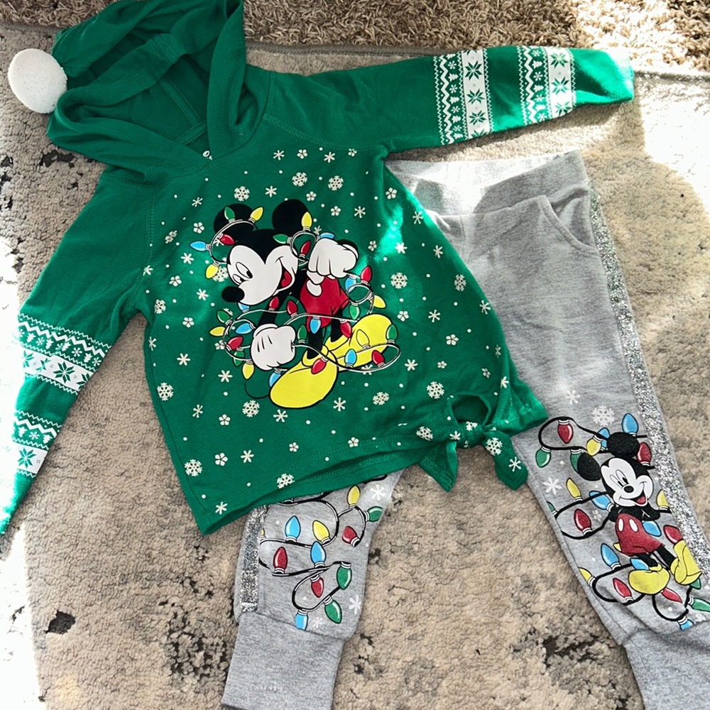 Vintage Disney Mickey Christmas Set